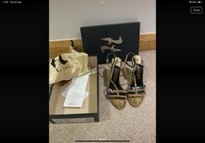 Gina Gold Strappy Diamanté