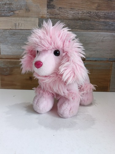 Pink poodle puppy dog - pink, toy
