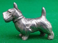 SMALL PEWTER WEST HIGHLAND / SCOTTISH TERRIER.