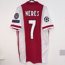 Ajax 2020/2021 Home Shirt Neres #7 Authentic Men’s Medium