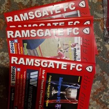 Selection of Ramsgate home programmes from 2015/16 season (GB4)