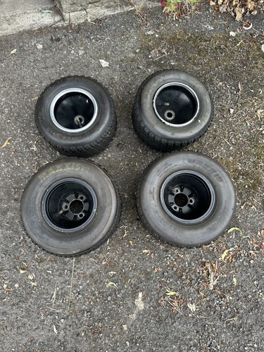 Kart wheels and wet tyres - wet,