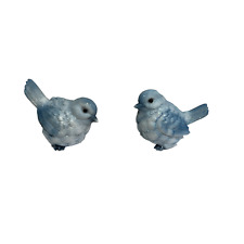 2pk Cute Snowy Bird Blue