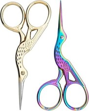 Stork Embroidery Scissors And