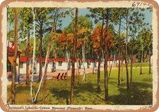 METAL SIGN - Massachusetts