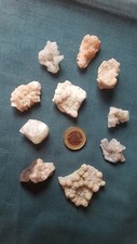 CHEAPEST WHOLESALE 1 BAG OF 40+ RARE NATURAL ZEOLITE CRYSTALS, 1-3cm. 25p EACH!