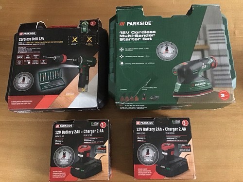 Parkside 12v cordless drill - 12v,