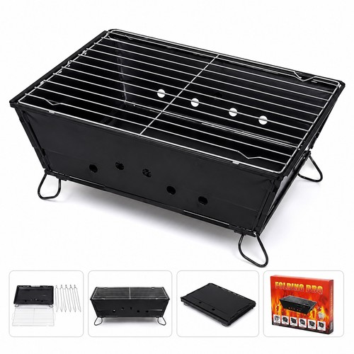 Portable folding bbq grill - folding,