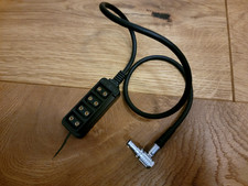 HangTon Right Angle 0B 2 Pin D-tap 4 Port Outlet Power Splitter Adapter 60cm