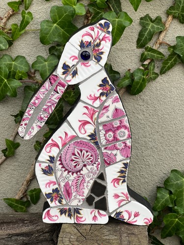 Handmade mosaic moon gazing - mosaic,,