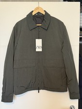 Zara  Green Coach Jacket Size Medium