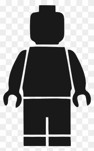 Vinyl lego man - man, decal
