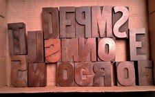 19 Antique Printers Block