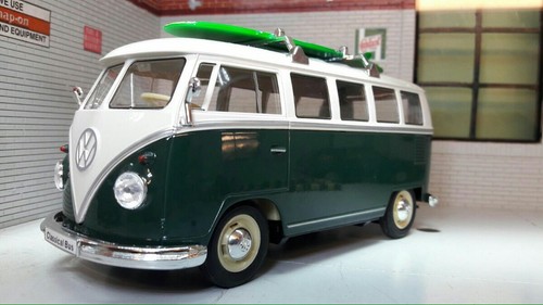 Green camper 1963 split - vw,