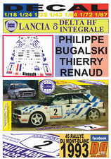 Decal lancia delta - decal,
