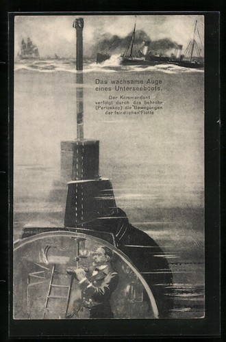 Artist postcard commander a - of,