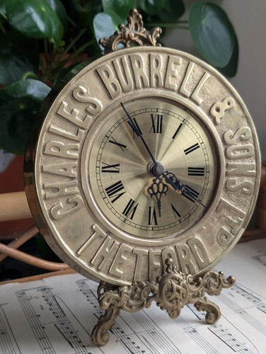 Antique charles burrell clock - charles,