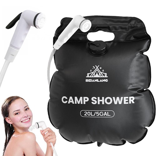 20l portable solar shower bag - solar,