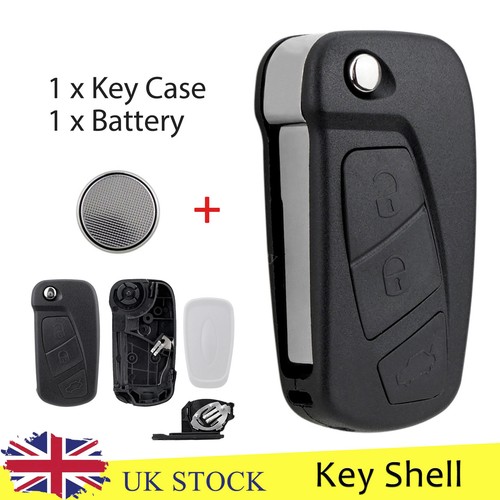 Flip key fob case - key, button