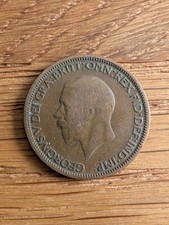 King George V Half Penny Coin