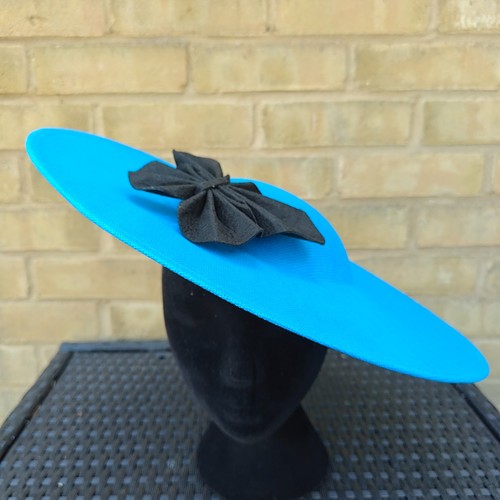 Turquoise large wide brim - wide,