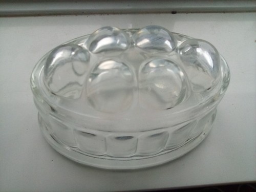 Vintage pressed heavy - heavy, clear