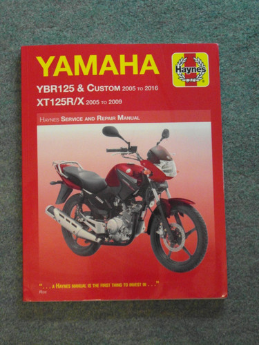 Haynes yamaha ybr125 custom - yamaha,