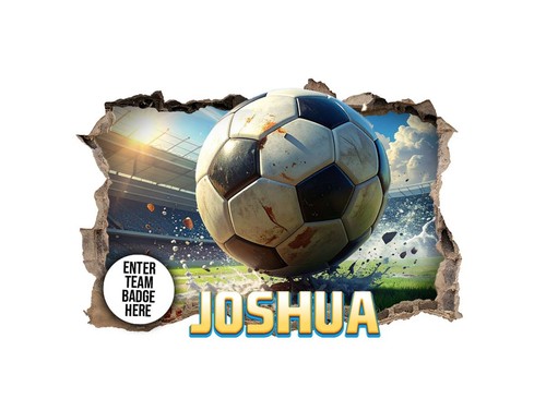Personalised football bedroom - personalised,