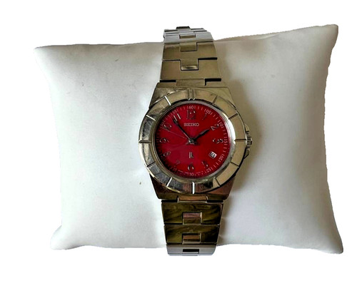 Seiko lukia watch ladies - seiko, red