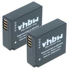 2x Battery for Panasonic Lumix