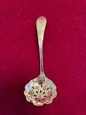 Antique Silver Plated Sugar Sifter Spoon