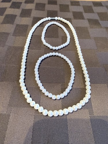Vintage piece fauxpearl - 3-piece,