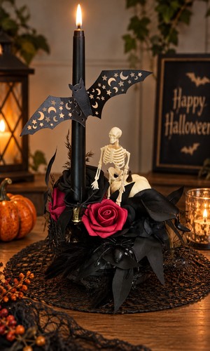 Halloween gothic table - gothic,