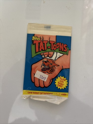 Topps tat toons unopened - unopened, pack