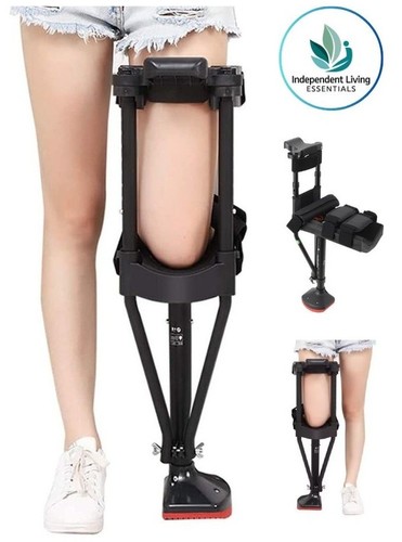 Telescopic knee crutch leg - telescopic,