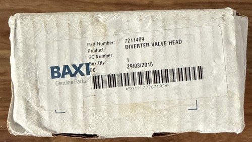 Baxi honeywell diverter valve - baxi,