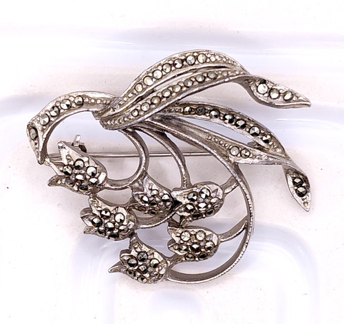 Vintage marcasite lily the - lily,