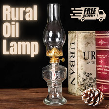 Rural Oil Lamp Lantern Glass