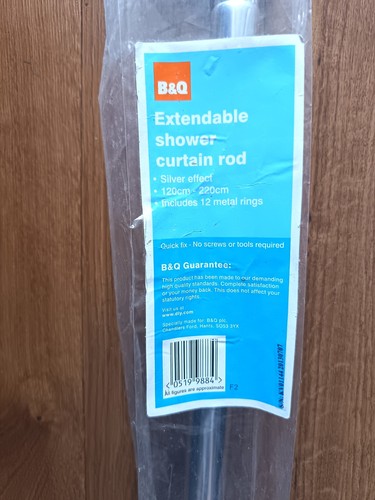 New shower curtain - b&q.,