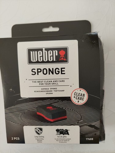 Weber bbq sponge scourer - weber, pack