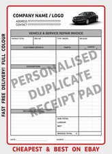 Invoice pad garage - invoice,