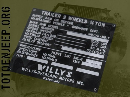 Willys late trailer - late,