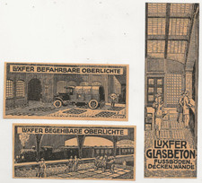 59/558 Displays from A Newspaper Year 1925 Luxfer Glass Construction Berlin