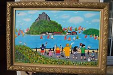FRED YATES STYLE "REGATTA DAY" PAINTING