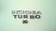 VAUXHALL INSIGNIA TURBO 4X4 REAR BACK SILVER & BLACK LETTERS