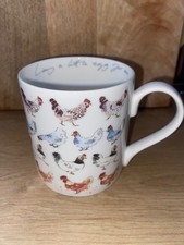 SOPHIE ALLPORT Chicken Mug 'LAY A LITTLE EGG FOR ME' Fine Bone China Mug Cup Hen