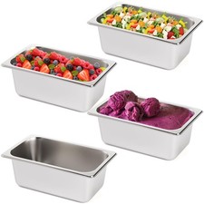 4 Pack Hotel Pans, 1/4 Size 4"
