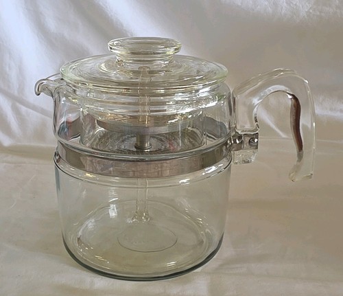 Pyrex clear glass coffee - clear,