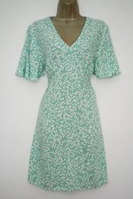 PRIMARK GREEN WHITE PRINT TIE