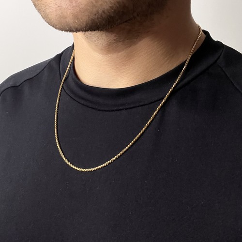 14ct gold plated - 2mm, 50cm